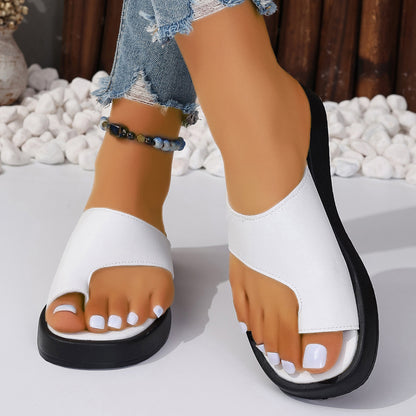 HAGA Clip Toe Flat Slippers