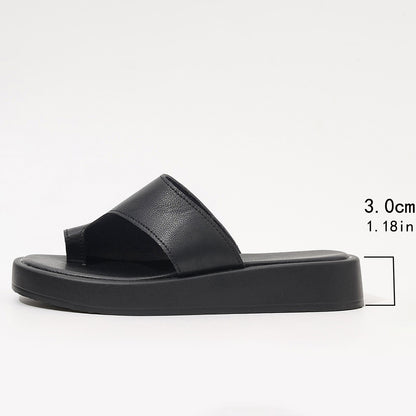 HAGA Clip Toe Flat Slippers