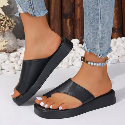 HAGA Clip Toe Flat Slippers