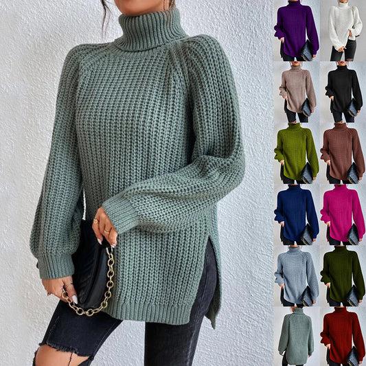 HAGA Turtleneck Pullover Sweater